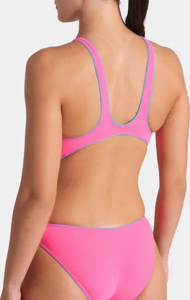 Купальник слитный женский Arena ONE NEXT SWIMSUIT розово-голубой 007916-908