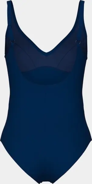 Купальник слитный женский Arena SHIMMERING SWIMSUIT U BACK темно-сине-синий 010810-708