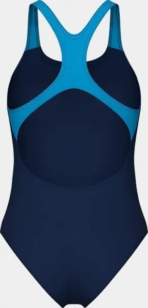 Купальник злитий жіночий Arena STRIPEFLO SWIMSUIT SWIM PRO BA темно-синьо-блакитний 011175-780