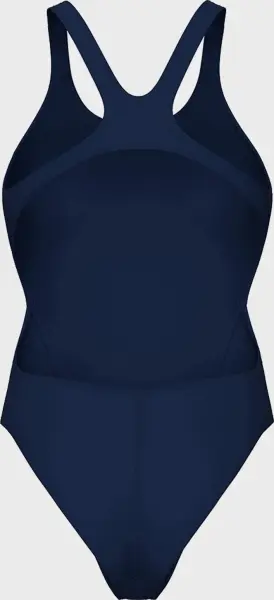 Купальник жіночий Arena TEAM SWIMSUIT SWIM TECH SOLID темно-синьо-білий 004763-750