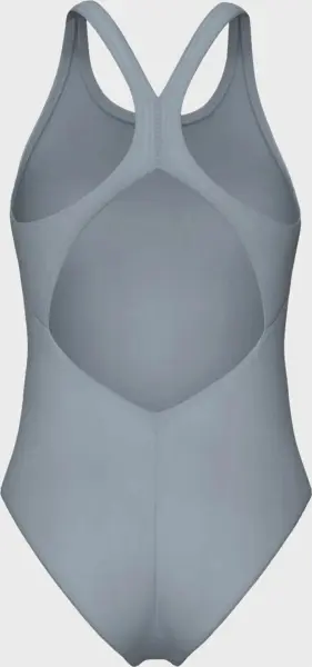 Купальник слитный женский Arena TRAIL SWIMSUIT V BACK серо-черно-лаймовый 009022-520