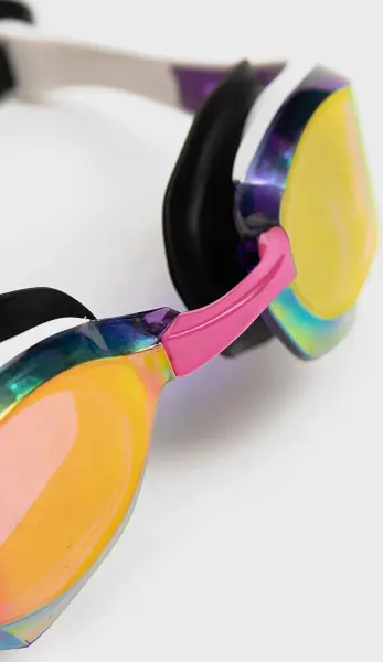 Окуляри для плавання Arena COBRA EDGE SWIPE MIRROR біло-рожево-чорні 006870-150