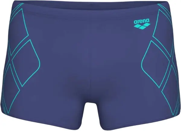 Плавки-боксеры Arena GRAPHIC SWIM SHORT фиолетово-бирюзовые 009083-808