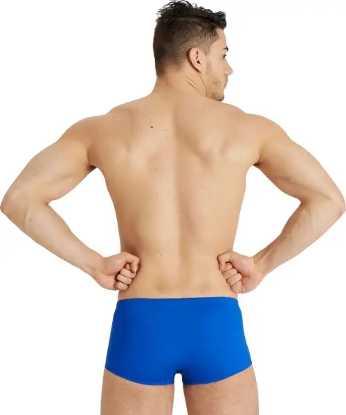 Плавки-боксеры Arena TEAM SWIM LOW WAIST SHORT SOLID сине-белые 004775-720