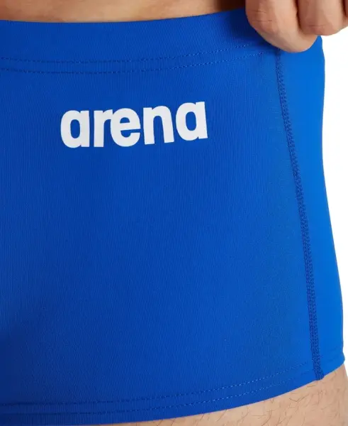 Плавки-боксеры Arena TEAM SWIM LOW WAIST SHORT SOLID сине-белые 004775-720