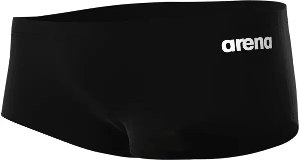 Плавки-боксеры Arena TEAM SWIM LOW WAIST SHORT SOLID черно-белые 004775-550