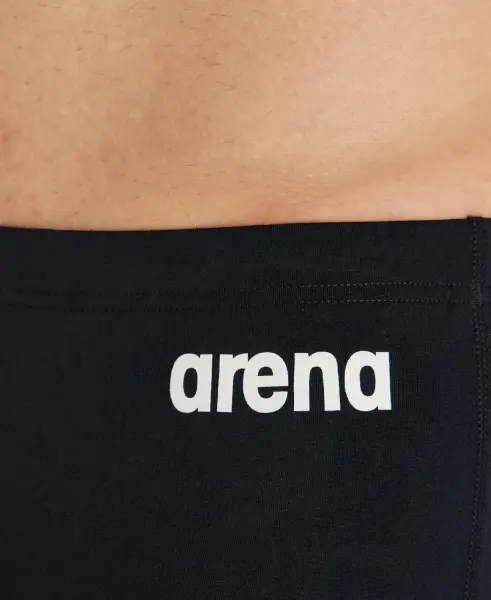 Плавки-боксери Arena TEAM SWIM SHORT SOLID чорно-білі 004776-550