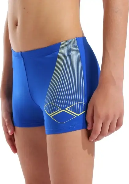 Плавки-боксери дитячі Arena BRIGHT SWIM SHORT синьо-жовті 006721-803