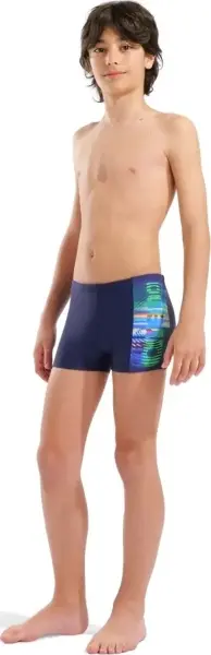 Плавки-боксери дитячі Arena LIT LOGO SWIM SHORT темно-сині 010692-750