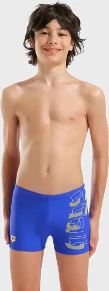 Плавки-боксери дитячі Arena TALES SWIM SHORT синьо-жовті 009087-802