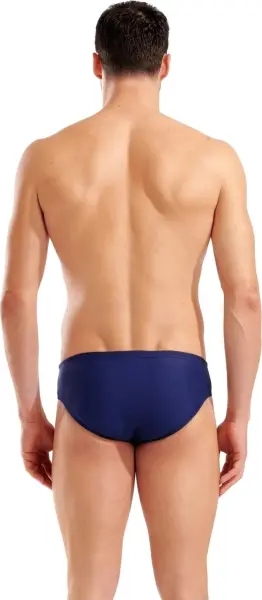 Плавки-брифи Arena DOUBLE GRAPHIC SWIM BRIEFS темно-синьо-жовтогарячі 010951-705