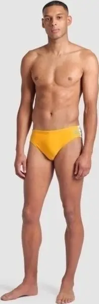 Плавки-брифи Arena ICONS SWIM BRIEFS SOLID жовто-біло-блакитні 005049-301