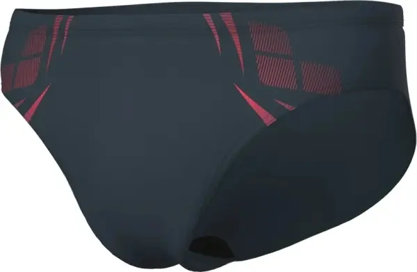 Плавки-брифи Arena POSEIDONIA SWIM BRIEFS темно-сіро-рожеві 009075-504