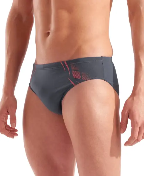 Плавки-брифи Arena POSEIDONIA SWIM BRIEFS темно-сіро-рожеві 009075-504