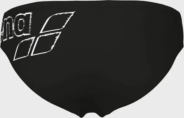 Плавки-брифи Arena SCRATCHY SWIM BRIEFS чорно-білі 010282-500