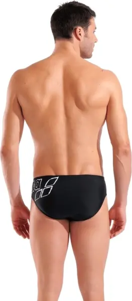 Плавки-брифи Arena SCRATCHY SWIM BRIEFS чорно-білі 010282-500