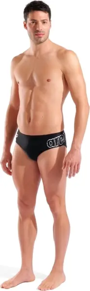 Плавки-брифи Arena SCRATCHY SWIM BRIEFS чорно-білі 010282-500