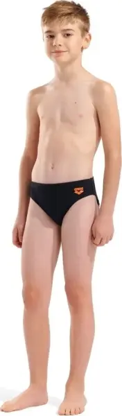 Плавки-брифи дитячі Arena BRIGHT SWIM BRIEFS чорно-жовтогарячі 006724-503