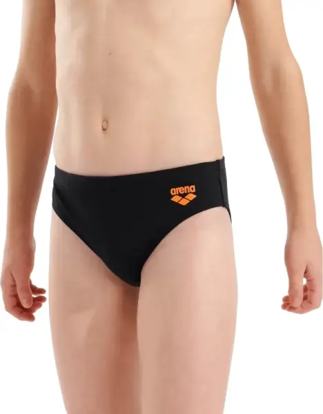 Плавки-брифи дитячі Arena BRIGHT SWIM BRIEFS чорно-жовтогарячі 006724-503