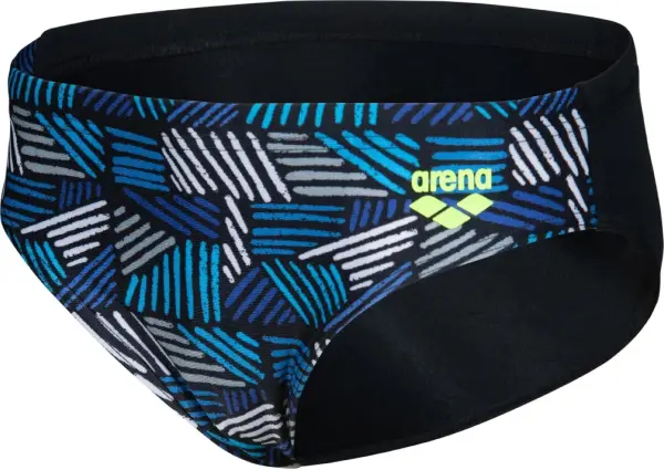 Плавки-брифы детские Arena CANDIES SWIM BRIEFS черно-сине-серые 010301-550