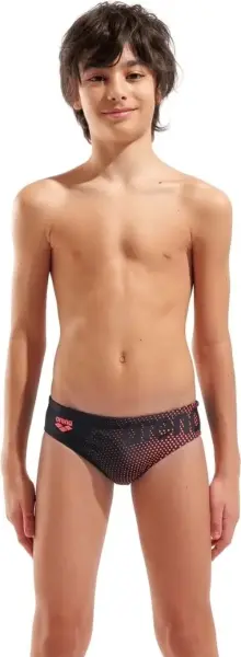 Плавки-брифи дитячі Arena DIM LIGHT SWIM BRIEFS чорно-світло-рожеві 008148-504