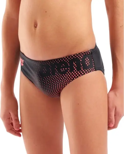 Плавки-брифи дитячі Arena DIM LIGHT SWIM BRIEFS чорно-світло-рожеві 008148-504