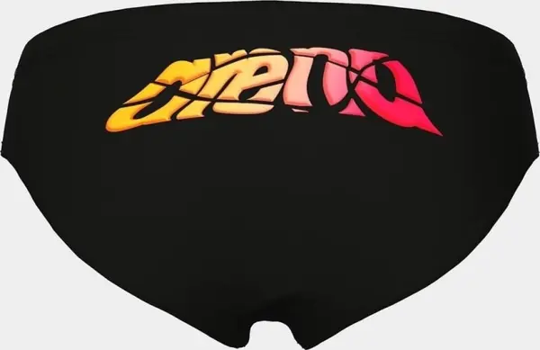 Плавки-брифы детские Arena LETTERING SWIM BRIEFS черные 010865-500