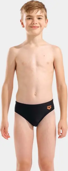 Плавки-брифы детские Arena LETTERING SWIM BRIEFS черные 010865-500