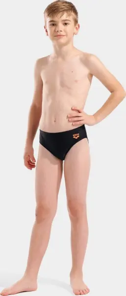 Плавки-брифы детские Arena LETTERING SWIM BRIEFS черные 010865-500