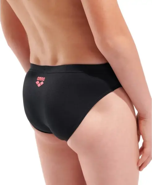 Плавки-брифи дитячі Arena POSEIDONIA SWIM BRIEFS чорно-коралові 009009-504