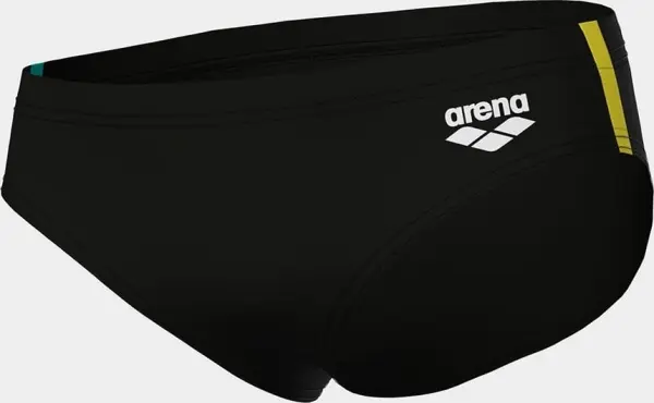 Плавки-брифи дитячі Arena SWIM BRIEFS SOLID чорно-жовто-блакитні 008371-583