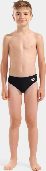 Плавки-брифи дитячі Arena SWIM BRIEFS SOLID чорно-жовто-блакитні 008371-583