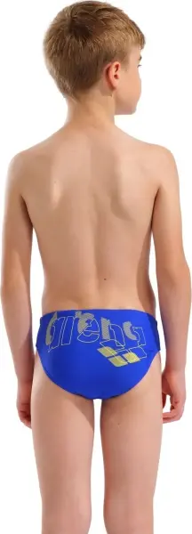 Плавки-брифи дитячі Arena TALES SWIM BRIEFS синьо-жовті 009086-802