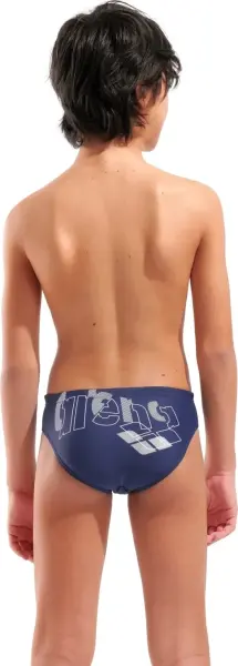 Плавки-брифы детские Arena TALES SWIM BRIEFS темно-сине-белые 009086-701