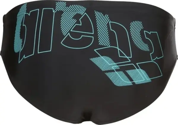 Плавки-брифи дитячі Arena TALES SWIM BRIEFS чорно-бірюзові 009086-508
