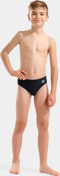 Плавки-брифи дитячі Arena TALES SWIM BRIEFS чорно-бірюзові 009086-508