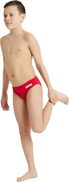 Плавки-брифи дитячі Arena TEAM SWIM BRIEFS SOLID червоні 004774-450