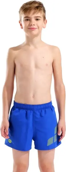 Шорти пляжні дитячі Arena BEACH SHORT LOGO R синьо-жовті 006446-862