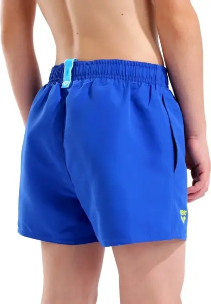 Шорти пляжні дитячі Arena BEACH SHORT LOGO R синьо-жовті 006446-862