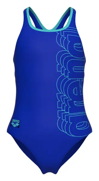 Купальник злитий дитячий Arena DETAIL SWIMSUIT SWIM PRO BACK синьо-бірюзовий 011743-880