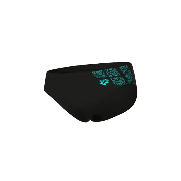 Плавки-брифи дитячі Arena KIKKO SWIM BRIEFS чорно-бірюзові 006723-508