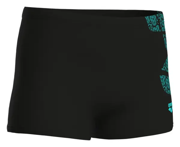 Плавки-боксеры детские Arena KIKKO SWIM SHORT черно-бирюзовые 010950-508