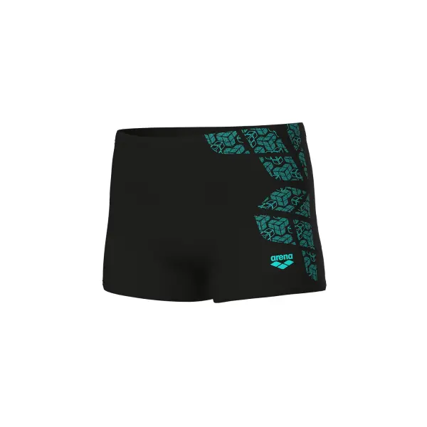 Плавки-боксеры детские Arena KIKKO SWIM SHORT черно-бирюзовые 010950-508