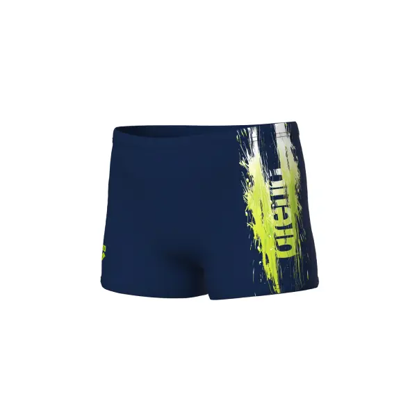 Плавки-боксери дитячі Arena PAINT SWIM SHORT темно-синьо-салатові 011799-750
