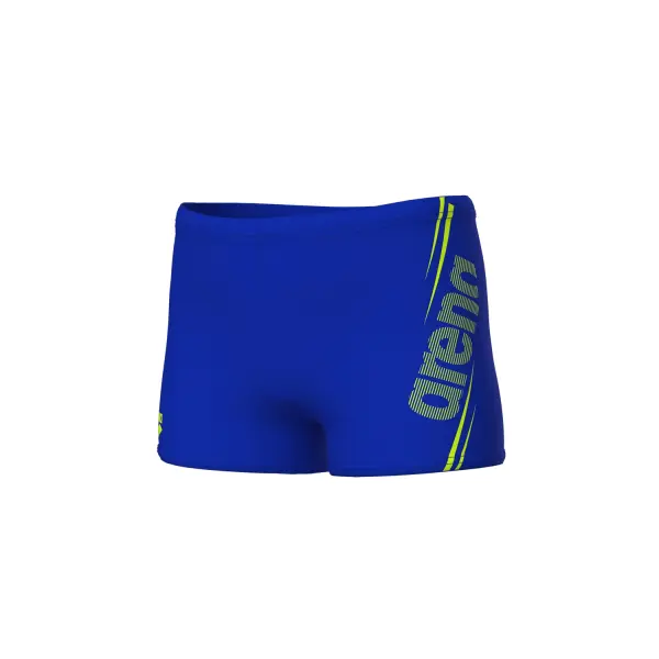 Плавки-боксеры детские Arena BOLD SWIM SHORT сине-салатовые 011814-803