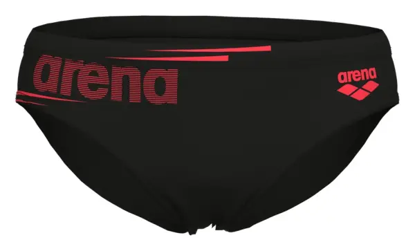 Плавки-брифи дитячі Arena BOLD SWIM BRIEFS чорно-коралові 011815-503