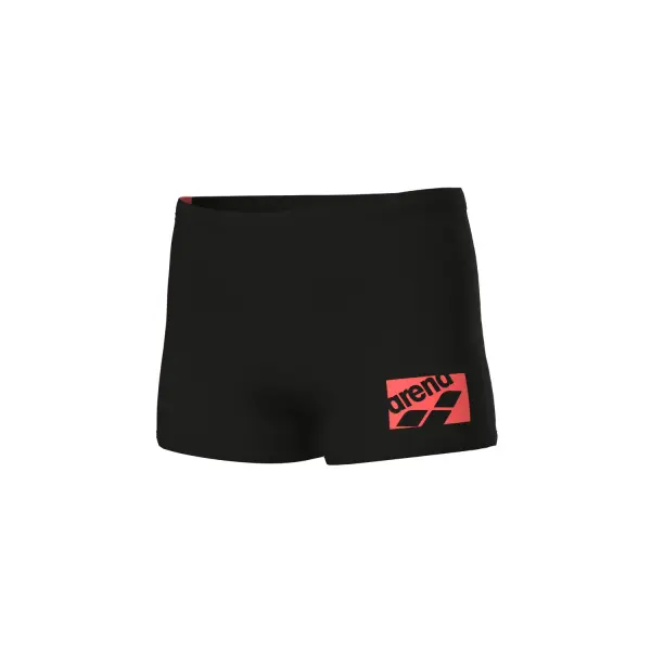 Плавки-боксери дитячі Arena LOGO SWIM SHORT чорно-коралові 011849-500