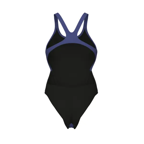 Купальник злитий жіночий Arena TEAM SWIMSUIT SWIM TECH SOLID темно-синьо-чорний 004763-851