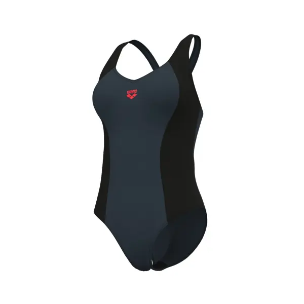 Купальник злитий жіночий Arena SWIMSUIT CONTROL PRO BACK SOLID темно-сіро-чорний 011710-550