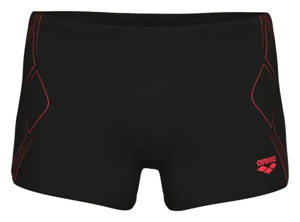 Плавки-боксери Arena GRAPHIC SWIM SHORT чорно-коралові 011186-505